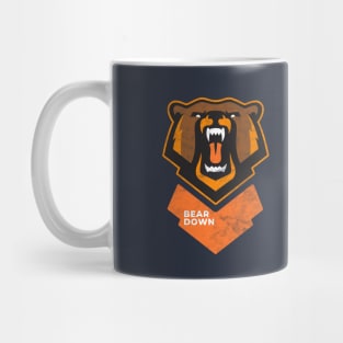 Fierce Modern Bear Down Party Tailgate Sunday Football Mug